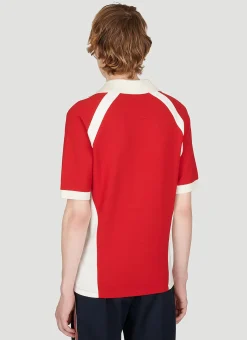 Retro Logo Print Polo Shirt