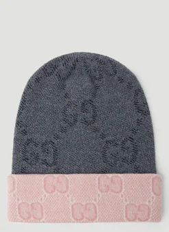 Reversible Gg Beanie Hat