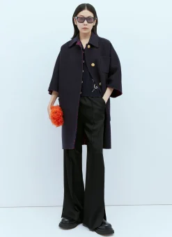 Reversible Horsebit Chain Coat