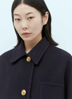 Reversible Horsebit Chain Coat