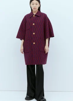 Reversible Horsebit Chain Coat