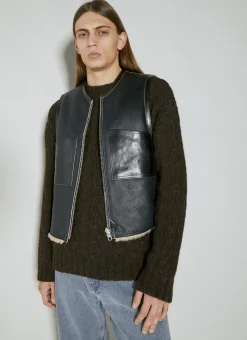 Reversible Shearling Vest