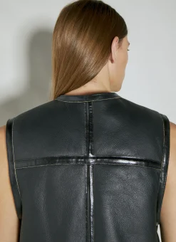 Reversible Shearling Vest