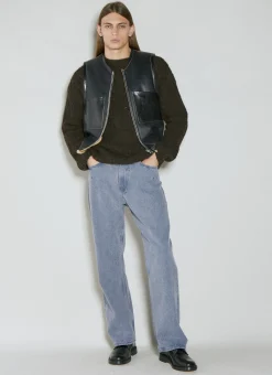 Reversible Shearling Vest