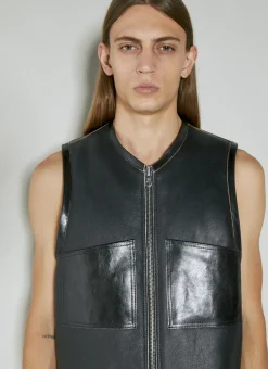 Reversible Shearling Vest