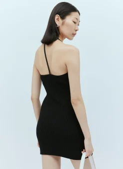 Rib Knit Strap Mini Dress