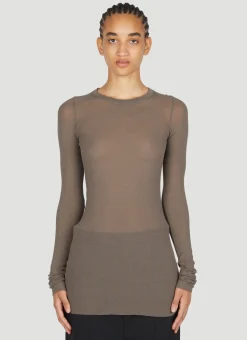 Ribbed Long Sleeve T-Shirt