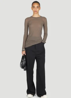 Ribbed Long Sleeve T-Shirt