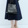 Rita Bucket Leather Handbag