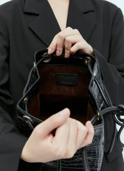 Rita Bucket Leather Handbag