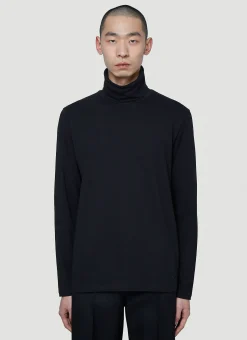 Roll Neck Long Sleeve T-Shirt