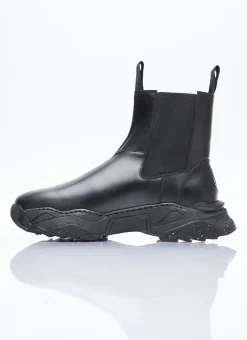 Romper Leather Chelsea Boots