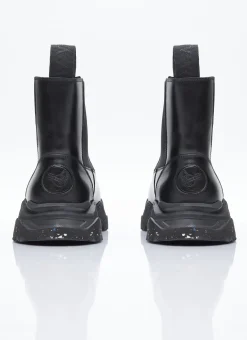 Romper Leather Chelsea Boots