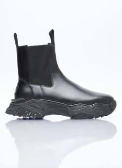 Romper Leather Chelsea Boots