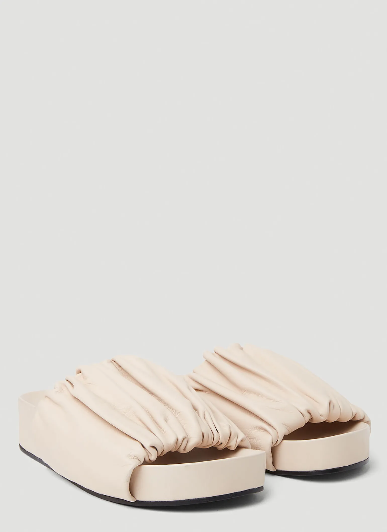 Ruched Sandals