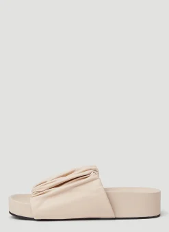 Ruched Sandals