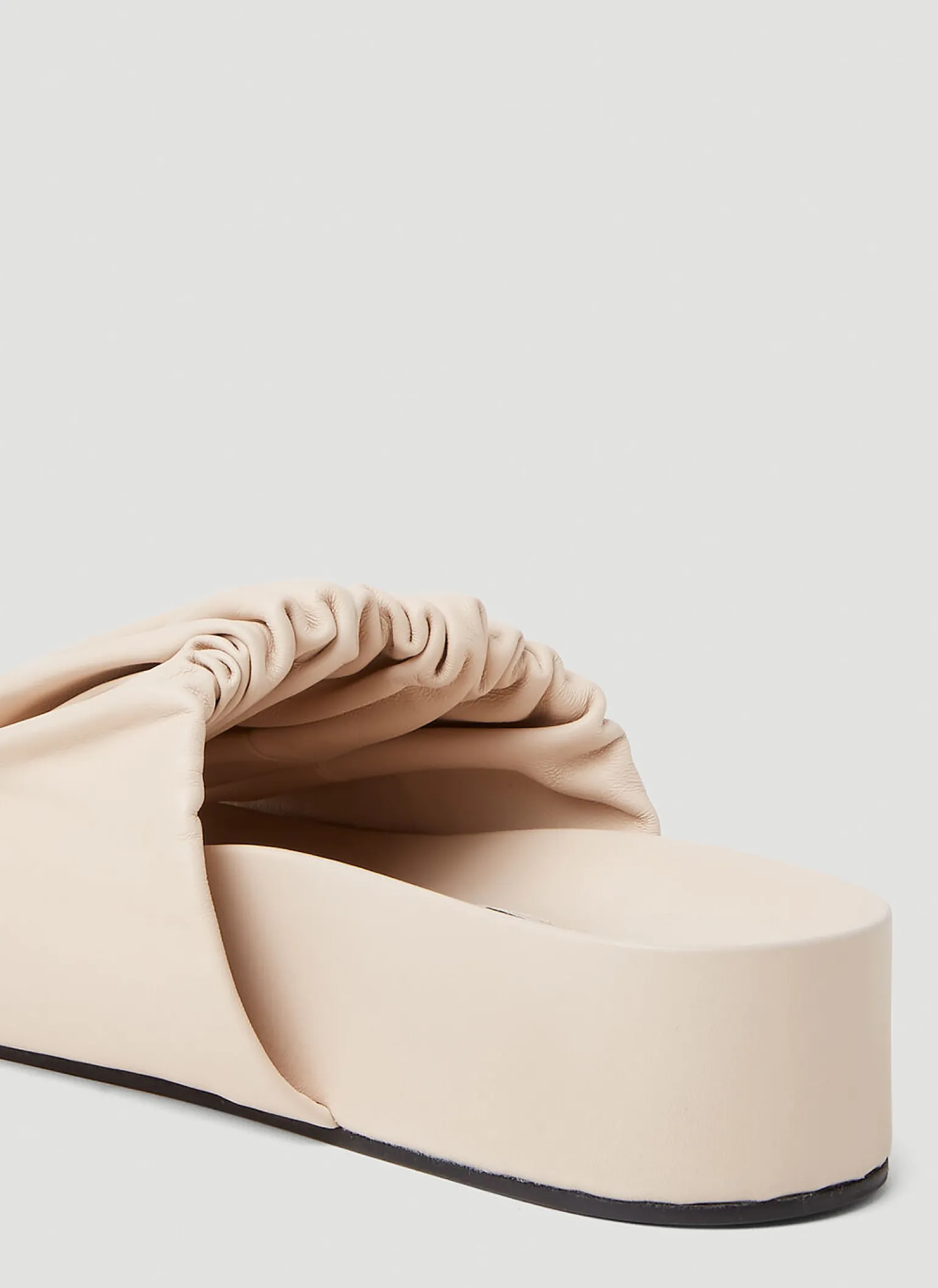 Ruched Sandals