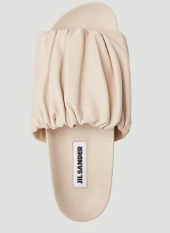 Ruched Sandals