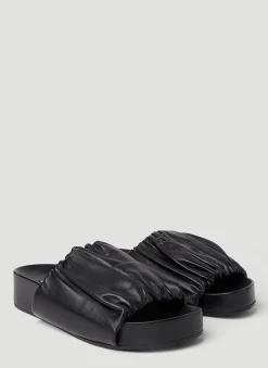 Ruched Sandals