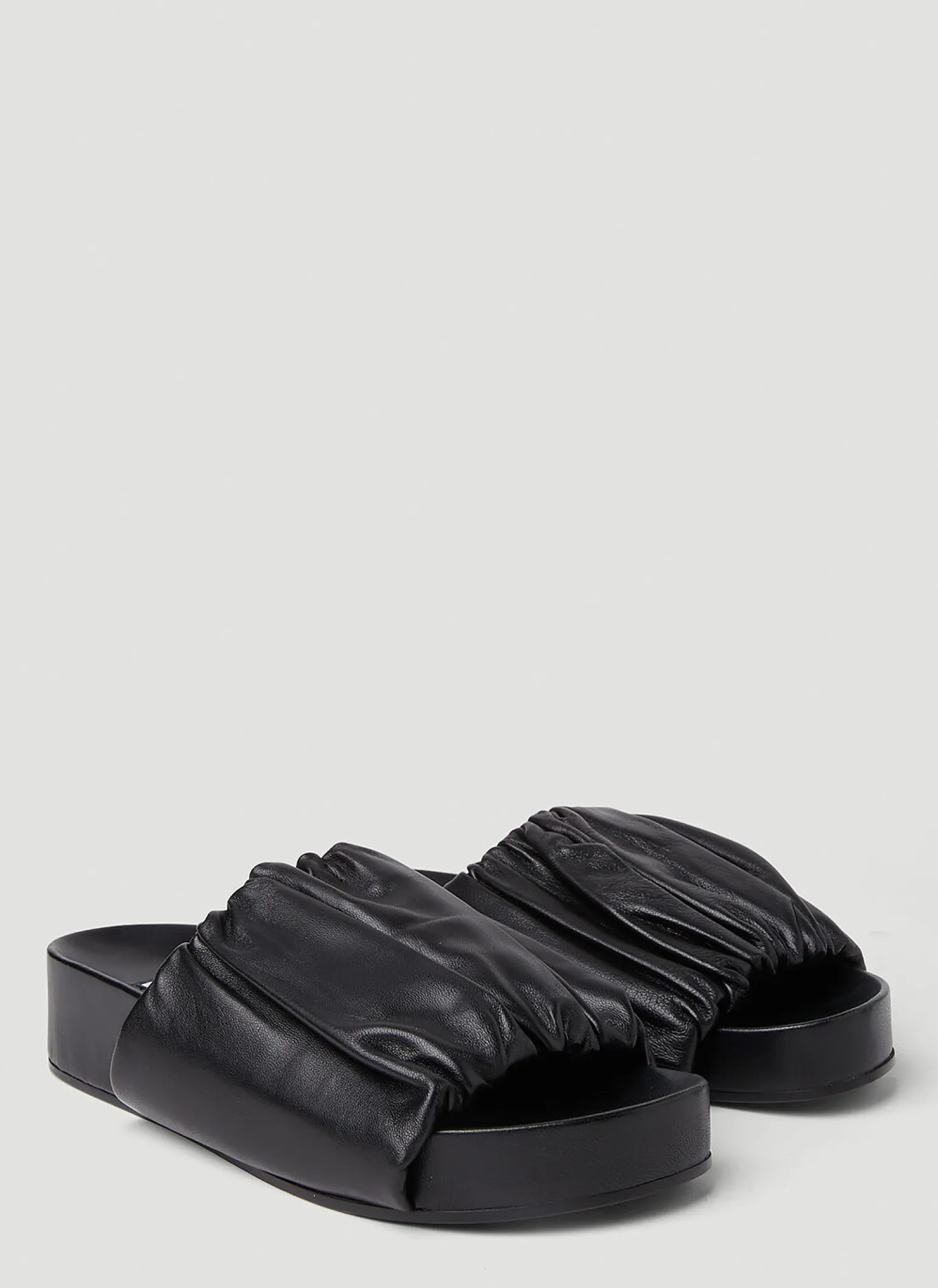 Ruched Sandals