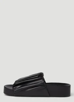 Ruched Sandals