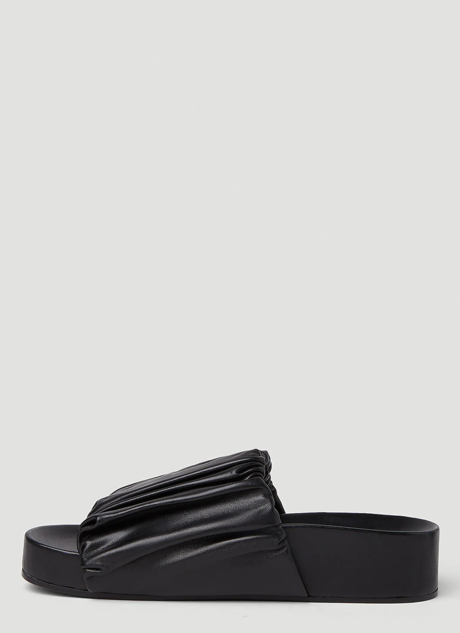 Ruched Sandals