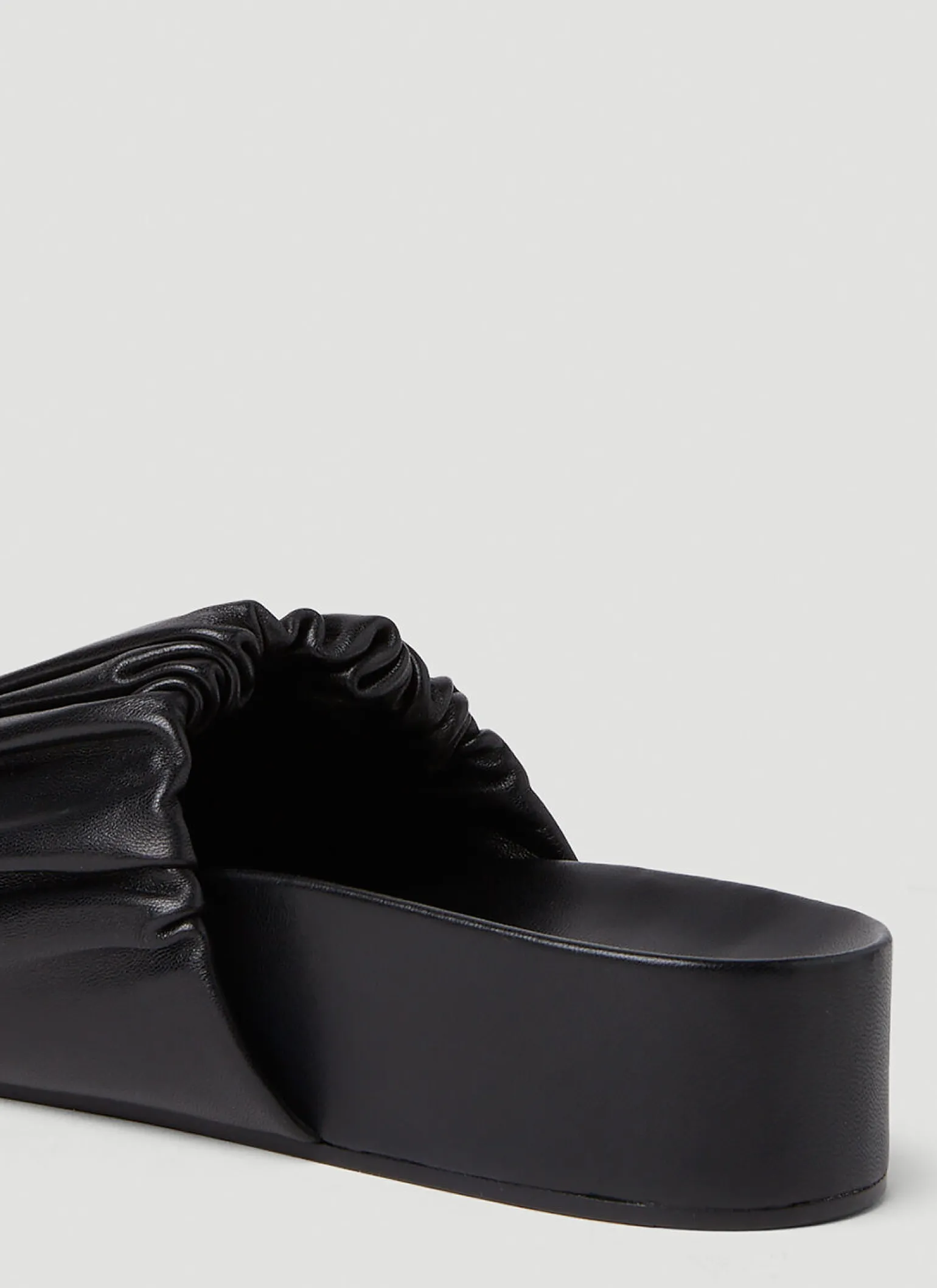 Ruched Sandals