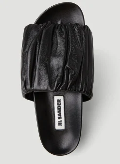 Ruched Sandals