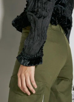 Ruffle Panel Construction Top