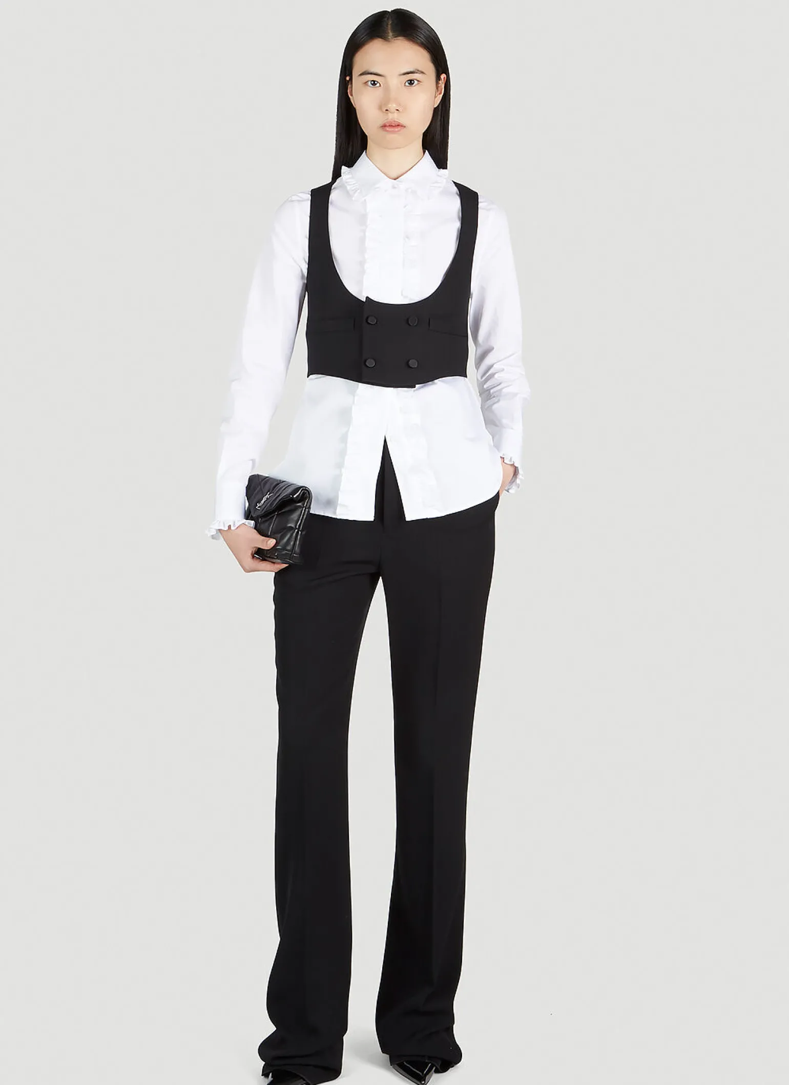 Ruffle Trim Shirt