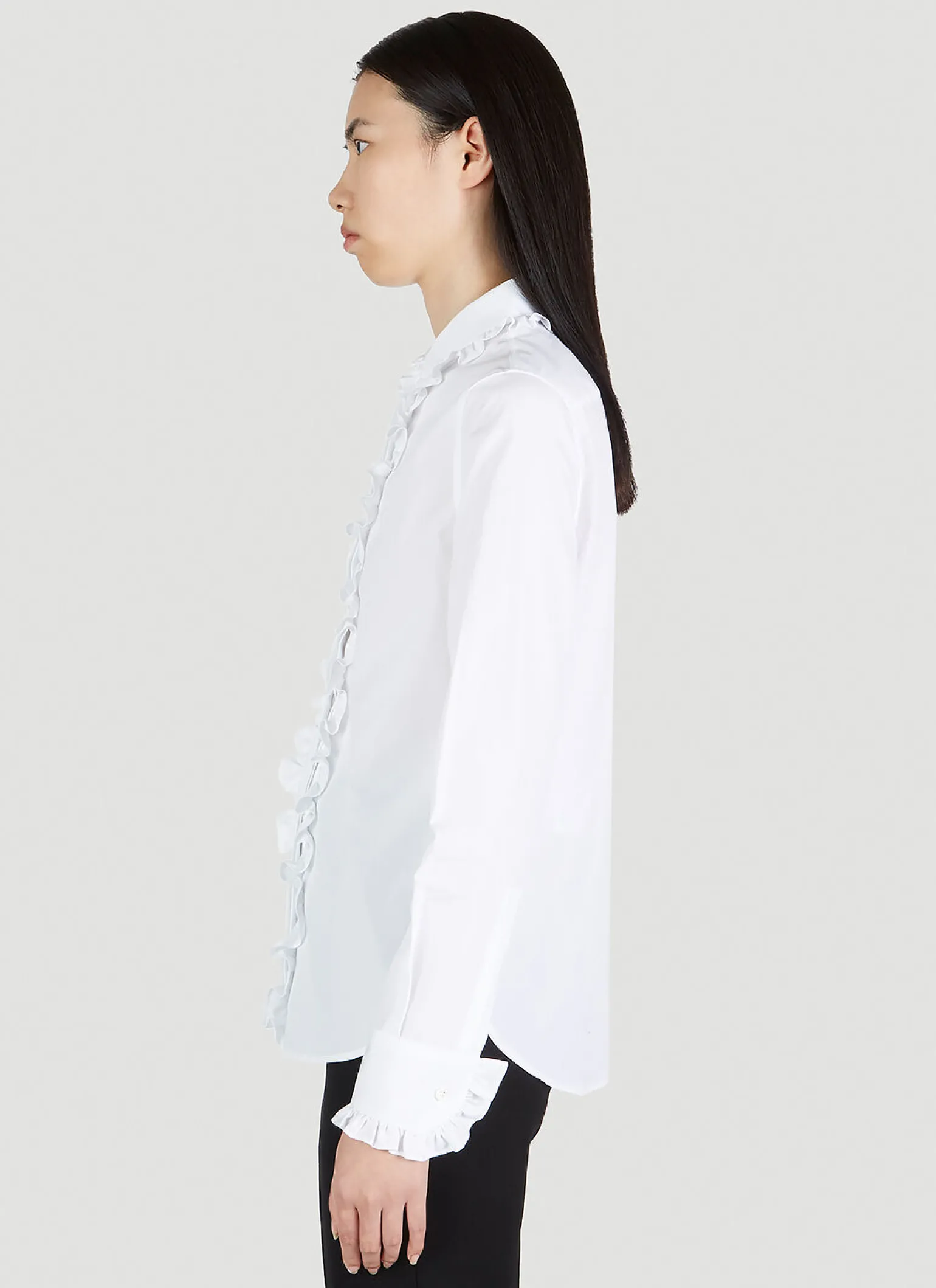 Ruffle Trim Shirt
