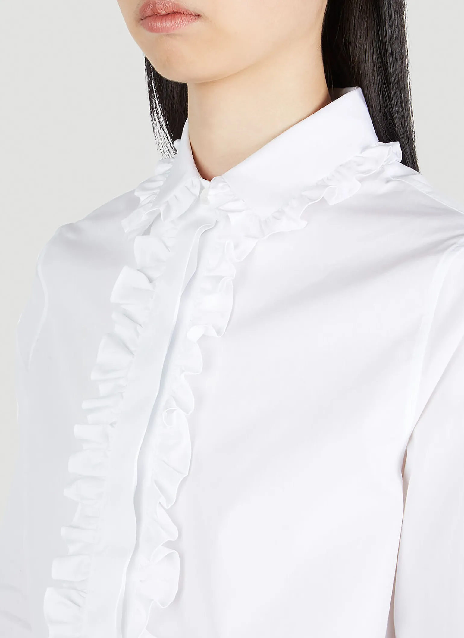 Ruffle Trim Shirt