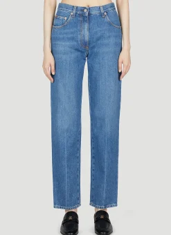 80S Fit Horsebit Jeans