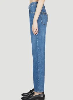 80S Fit Horsebit Jeans
