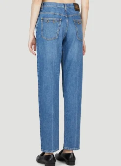 80S Fit Horsebit Jeans