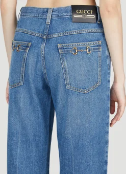 80S Fit Horsebit Jeans