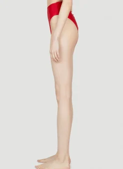 90'S High Waist Bikini Bottoms