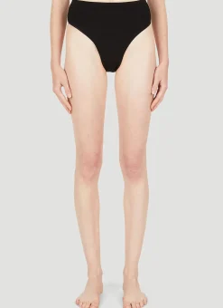 90S High Waisted Boucle Bikini Bottoms