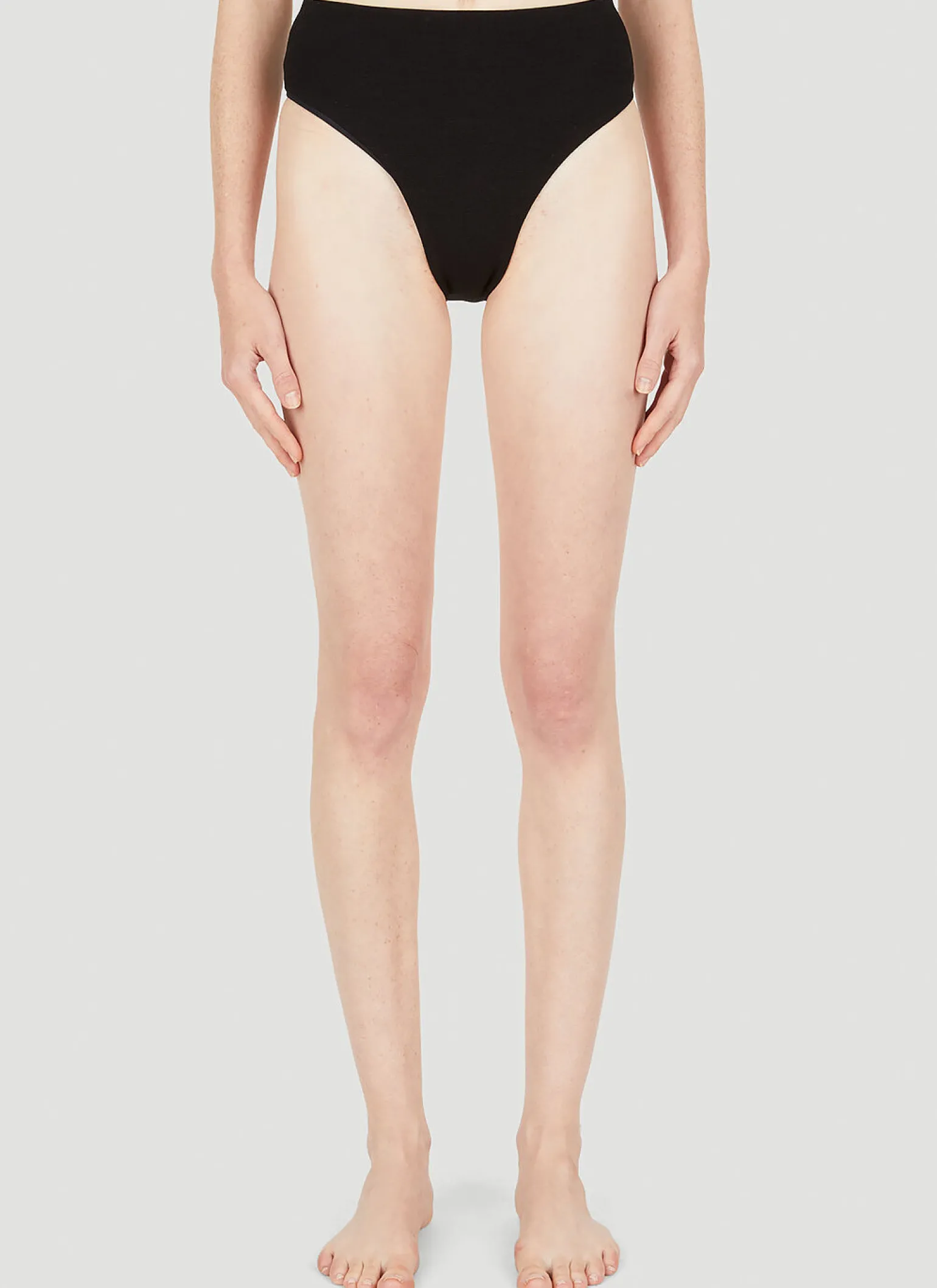 90S High Waisted Boucle Bikini Bottoms