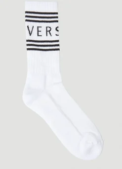 90S Vintage Logo Sports Socks