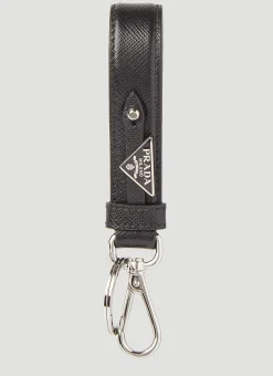 Saffiano Leather Keychain