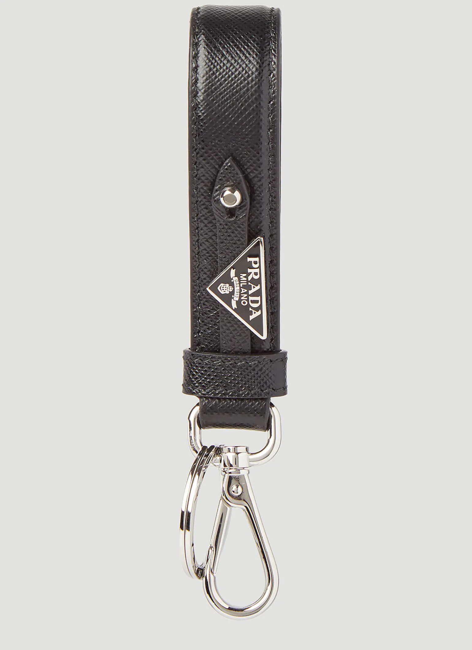 Saffiano Leather Keychain