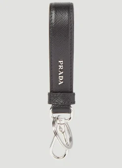 Saffiano Leather Keychain