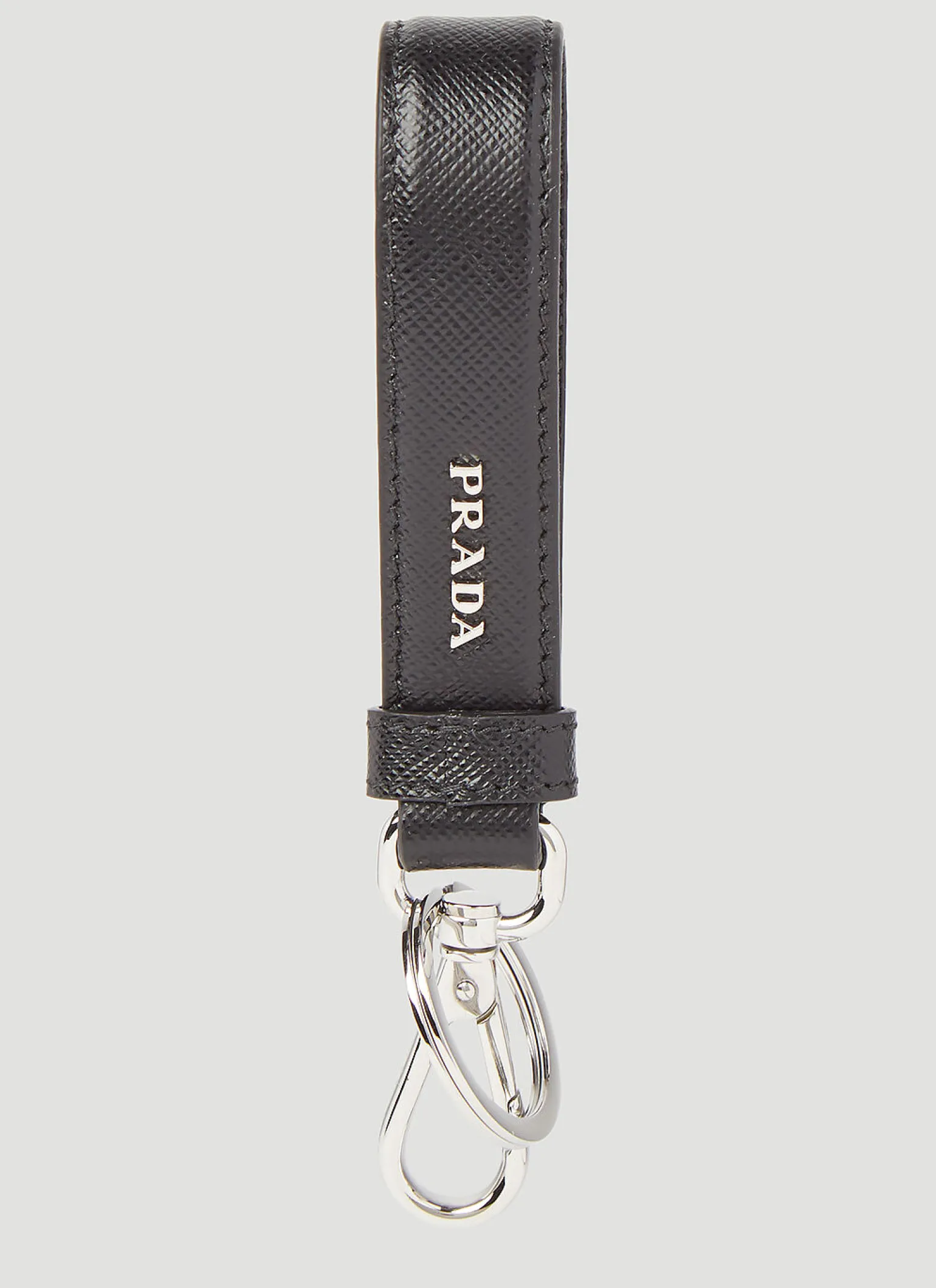 Saffiano Leather Keychain