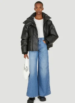 Salt And Pepper Lasered Logo Jeans