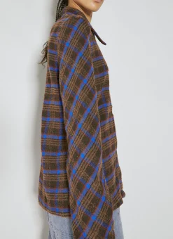Sanctuary Check Boucle Shirt