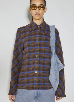 Sanctuary Check Boucle Shirt