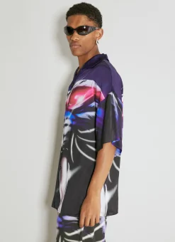 Satin Graphic Shirt