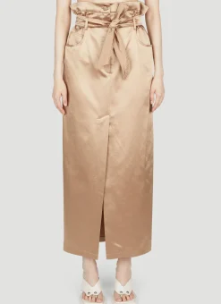 Satin Maxi Skirt