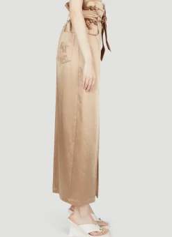 Satin Maxi Skirt